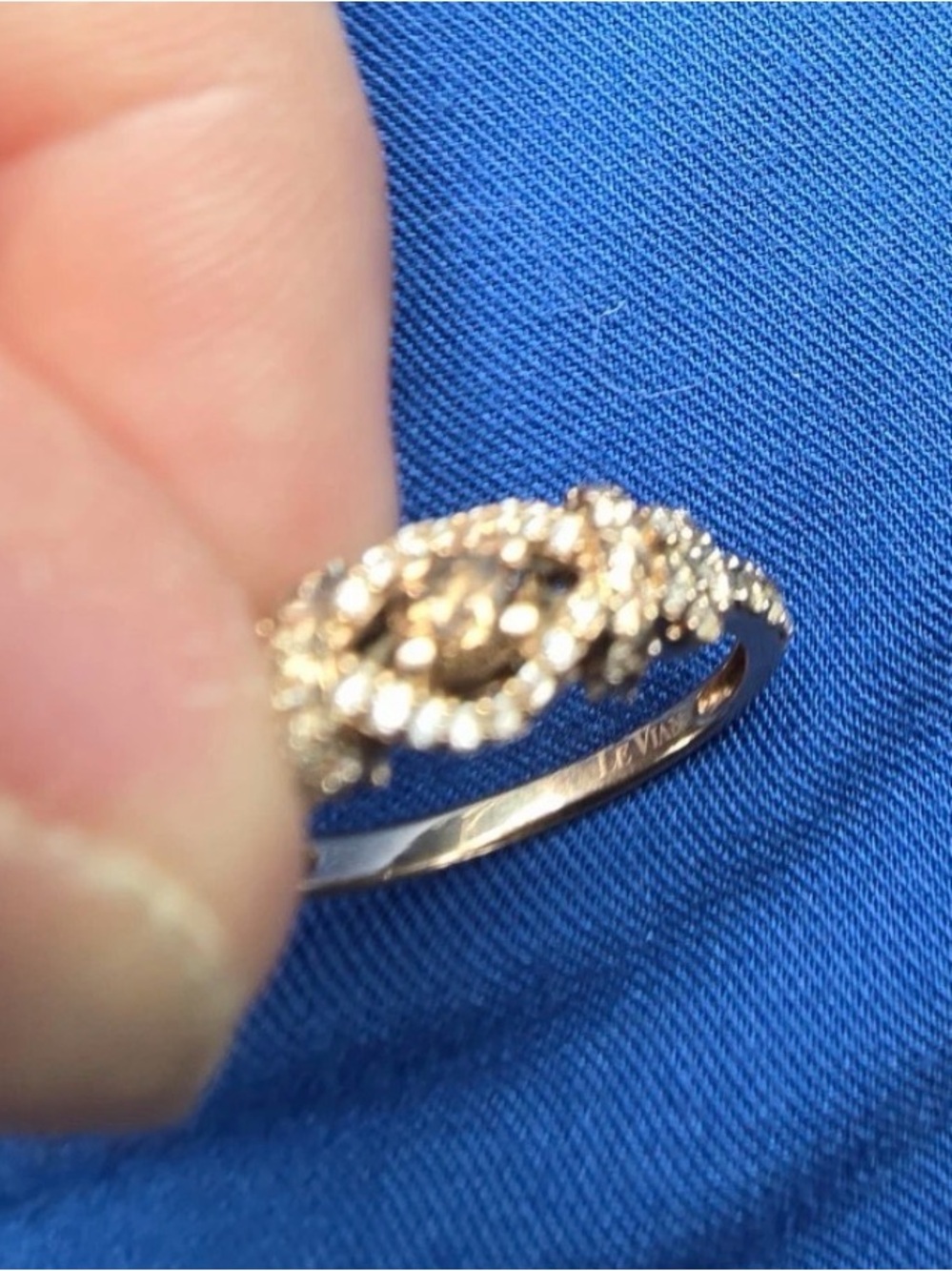 Le Vian 14K Rose Gold Chocolate Natural Diamond G/VS Ring Sz7 - Picture 12 of 15